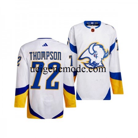 Herren Buffalo Sabres Eishockey Trikot TAGE THOMPSON 72 Adidas 2022-2023 Reverse Retro Weiß Authentic